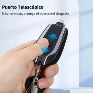 Cargador portátil con llavero USB Type-C