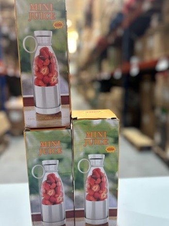 Batidora de vaso portátil con 4 cuchillas de acero inoxidable