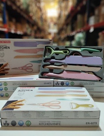 Juego de 6 cuchillos de cocina profesionales - Imagen 5