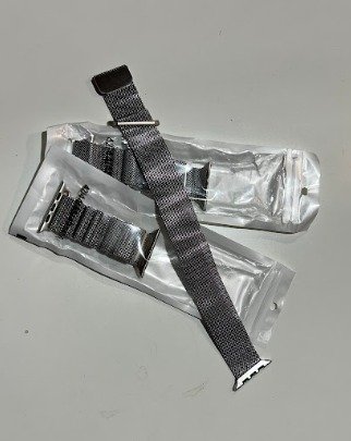 Correa metálica plata para Smartwatch PRO – detalle 4