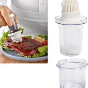 Botella de aceite con cepillo de silicona