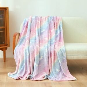 Manta luminosa degradada 120 x 150 cm para sofá y cama