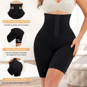 Faja moldeadora negra de cintura alta