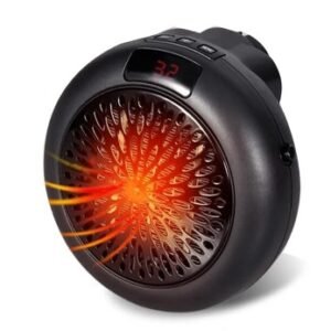 Calefactor redondo portátil 900 W negro