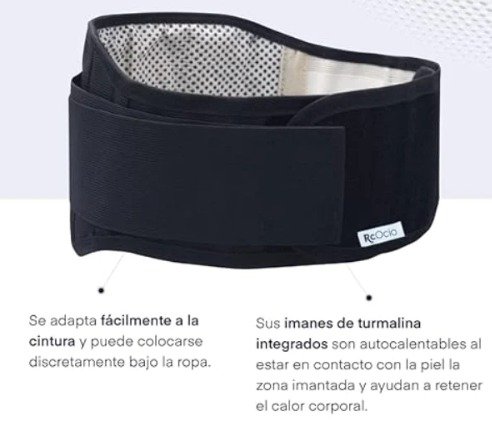 Faja térmica para el dolor correctora de postura