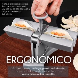 Molde para hacer empanadillas dumplings - Imagen 2