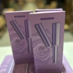Mini plancha de pelo inalámbrica 2 en 1 recargable USB morada
