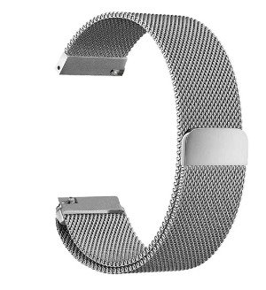 Correa metálica plata para Smartwatch PRO – detalle 1