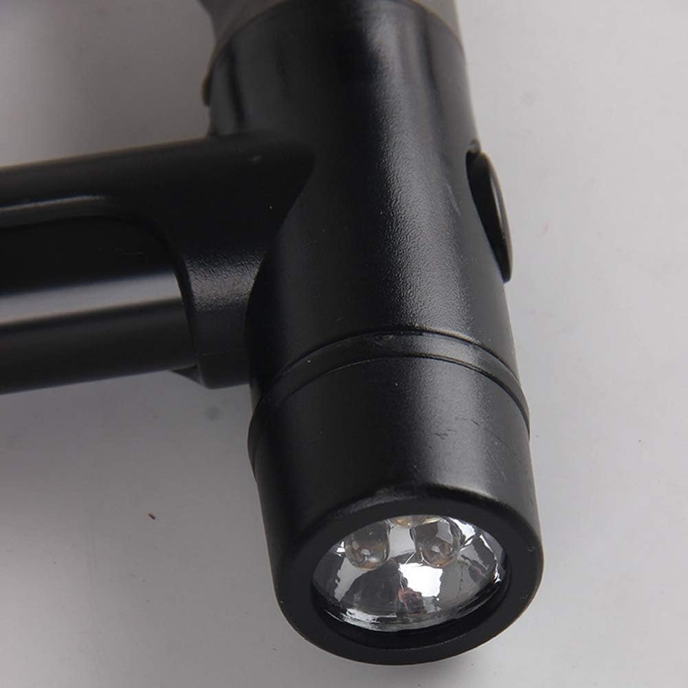 Bastón plegable de doble asa con luz LED y base antideslizante - Imagen 5