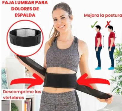 Faja térmica para el dolor correctora de postura - Imagen 4