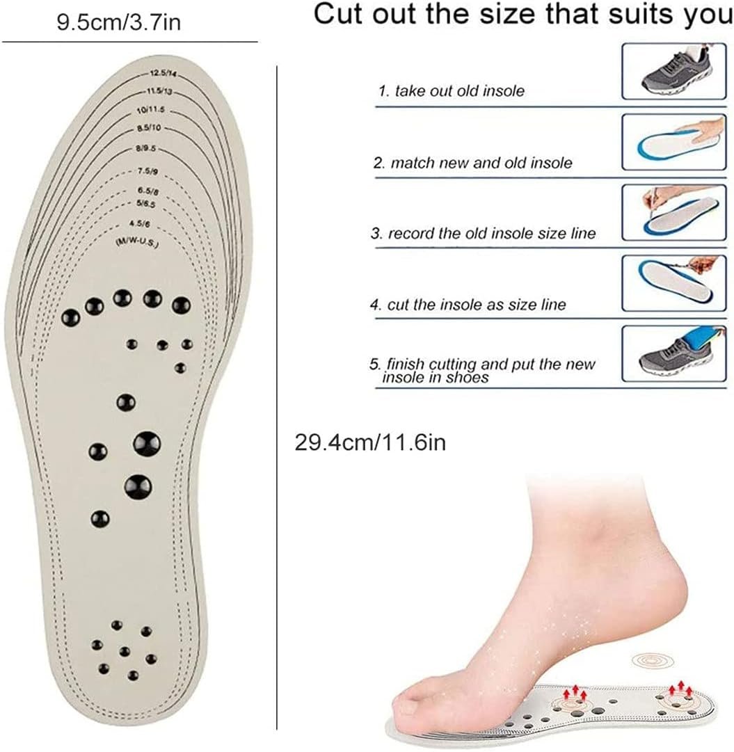 Plantillas de masaje magnético de acupresión unisex - Imagen 5