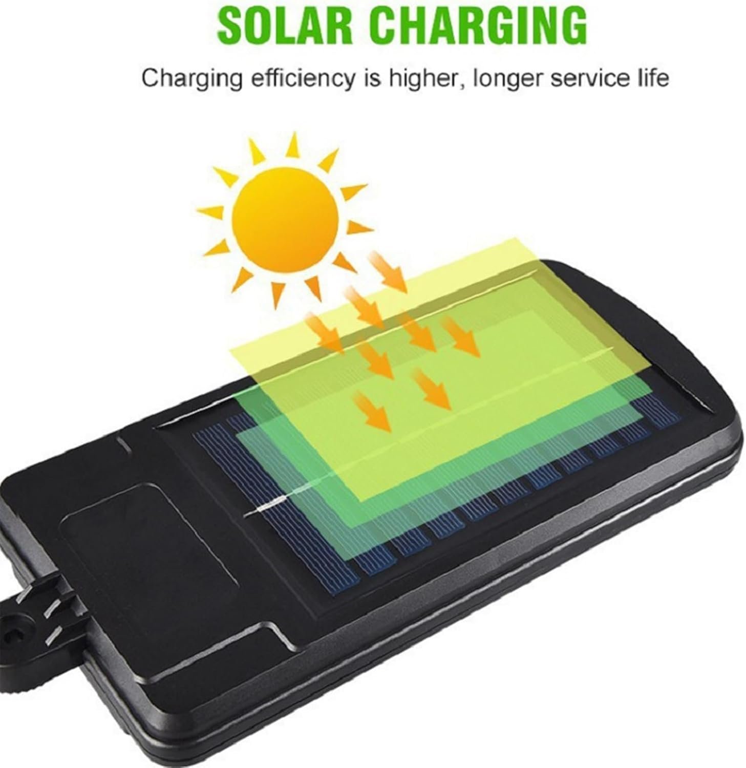 Luz solar exterior FA-120B con sensor de movimiento y mando – IP65 - Imagen 4