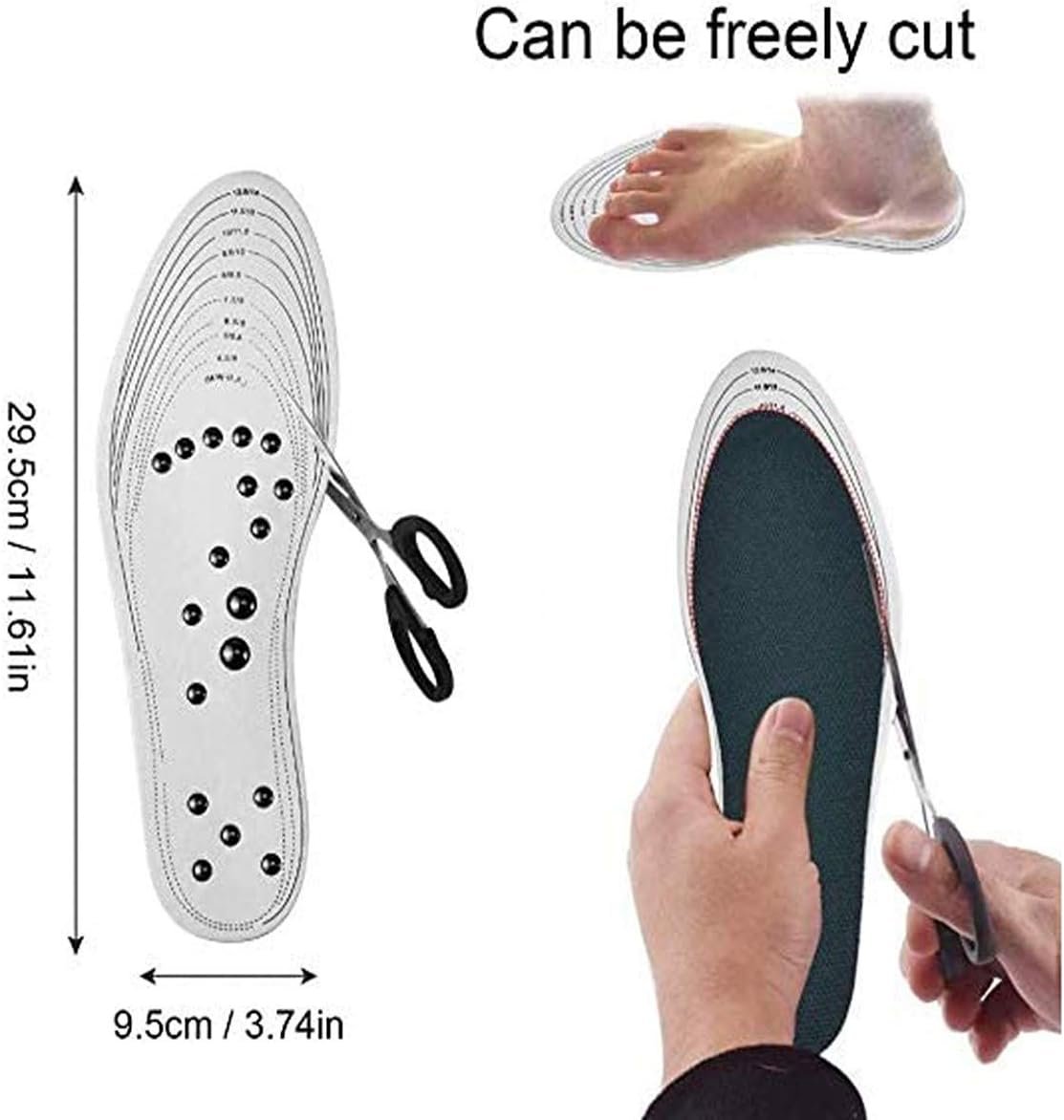 Plantillas de masaje magnético de acupresión unisex - Imagen 4