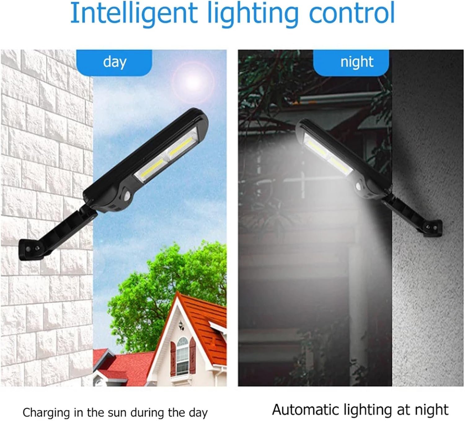 Luz solar exterior FA-120B con sensor de movimiento y mando – IP65 - Imagen 5