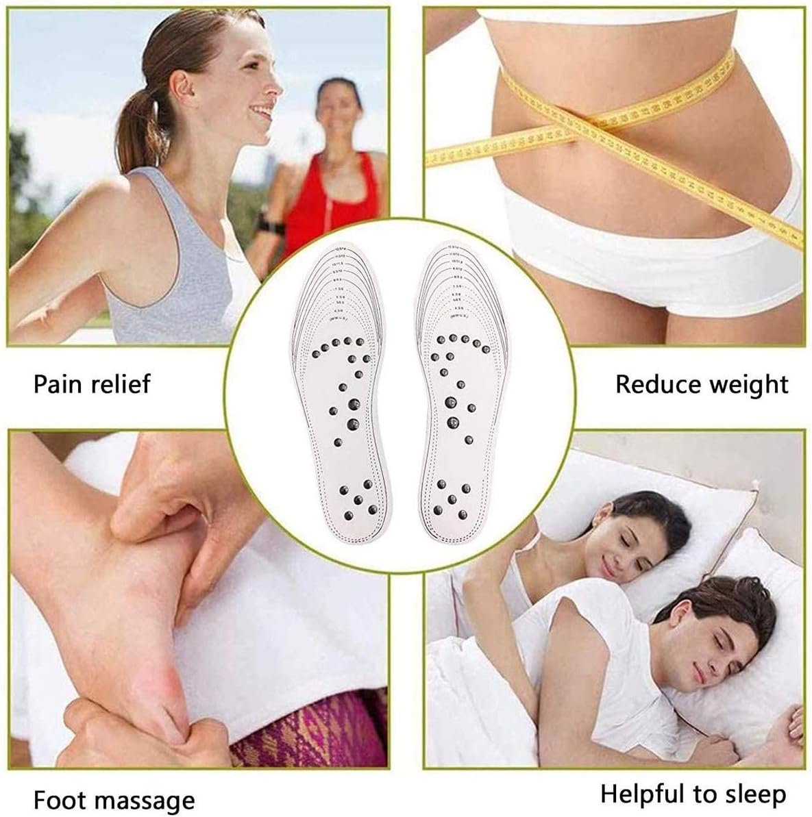 Plantillas de masaje magnético de acupresión unisex - Imagen 2