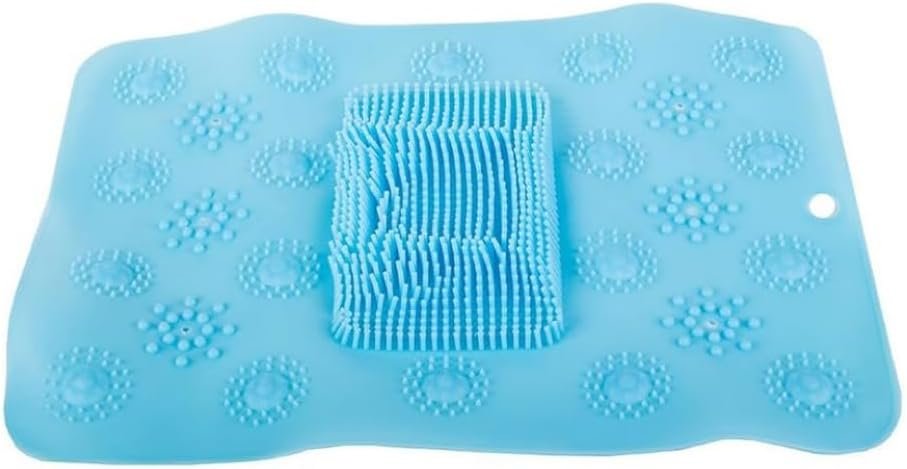 Alfombrilla exfoliante para pies con ventosas