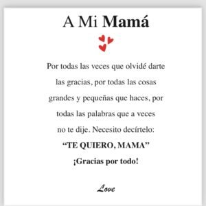 Dedicatoria A MI MAMA