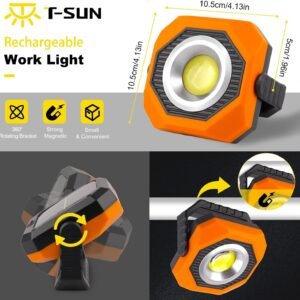 Luz solar LED COB magnética 20 W portátil