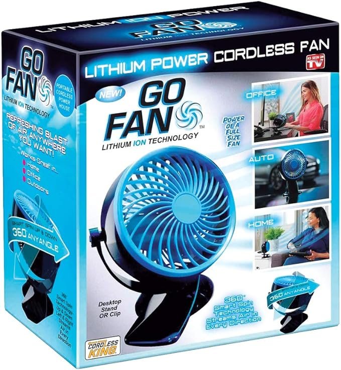 Ventilador portátil GO FAN compacto