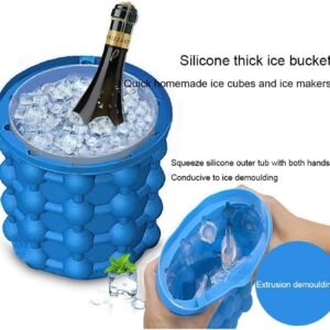 Molde de silicona para hacer cubitos de hielo