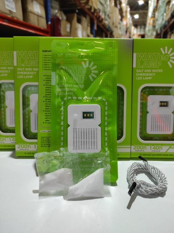 Lámpara LED portátil de agua salada - Imagen 5