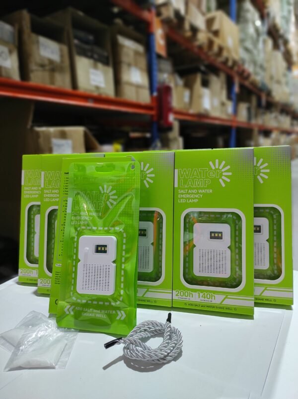 Lámpara LED portátil de agua salada - Imagen 9