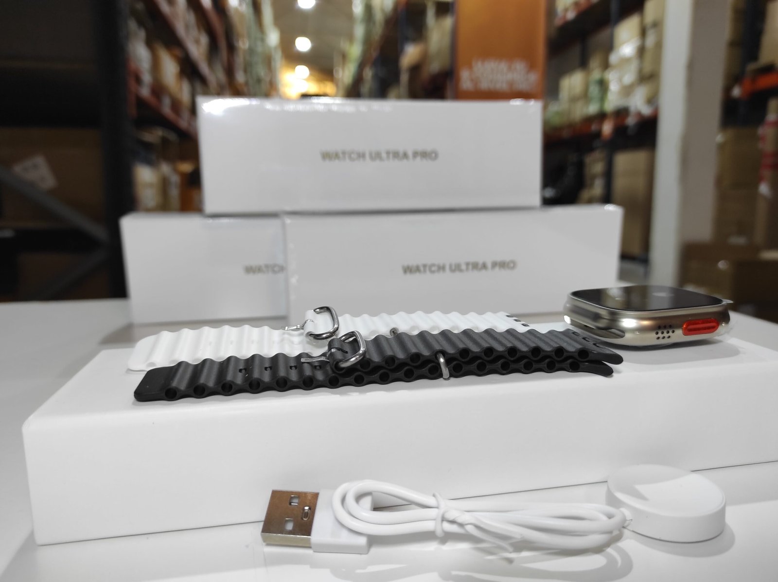 Smartwatch Ultra Pro blanco – detalle 1