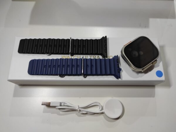 Smartwatch Ultra Pro con 2 correas ( negro + azul ) - Imagen 9