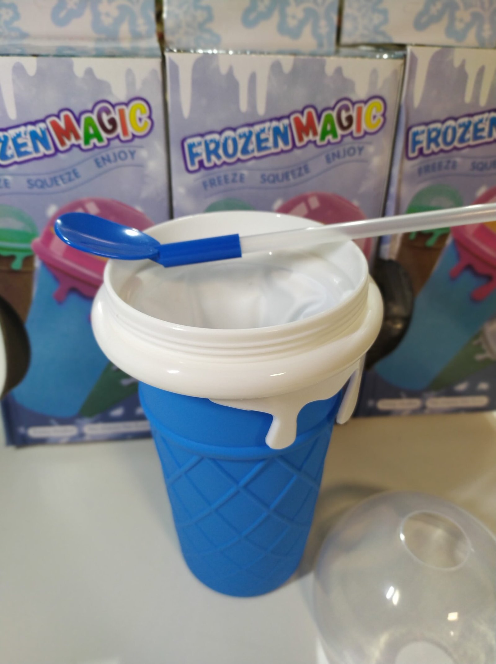 Taza para hacer granizado de silicona - Imagen 13