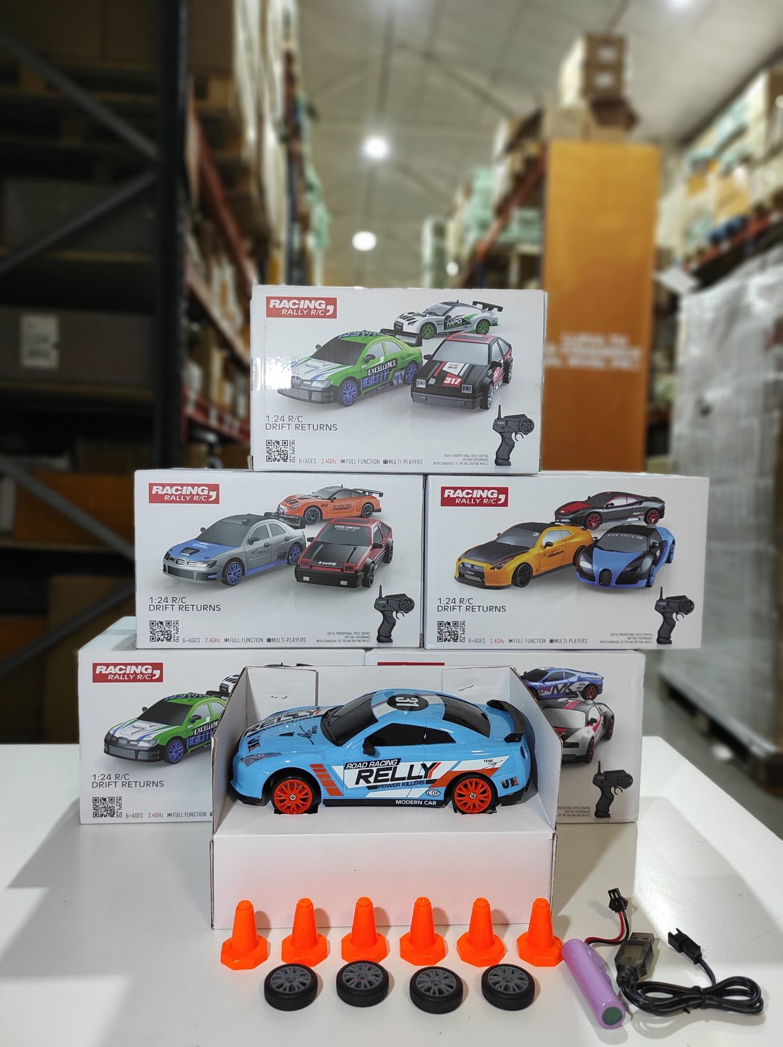 Coche teledirigido drift 1:24 GTR - Imagen 4