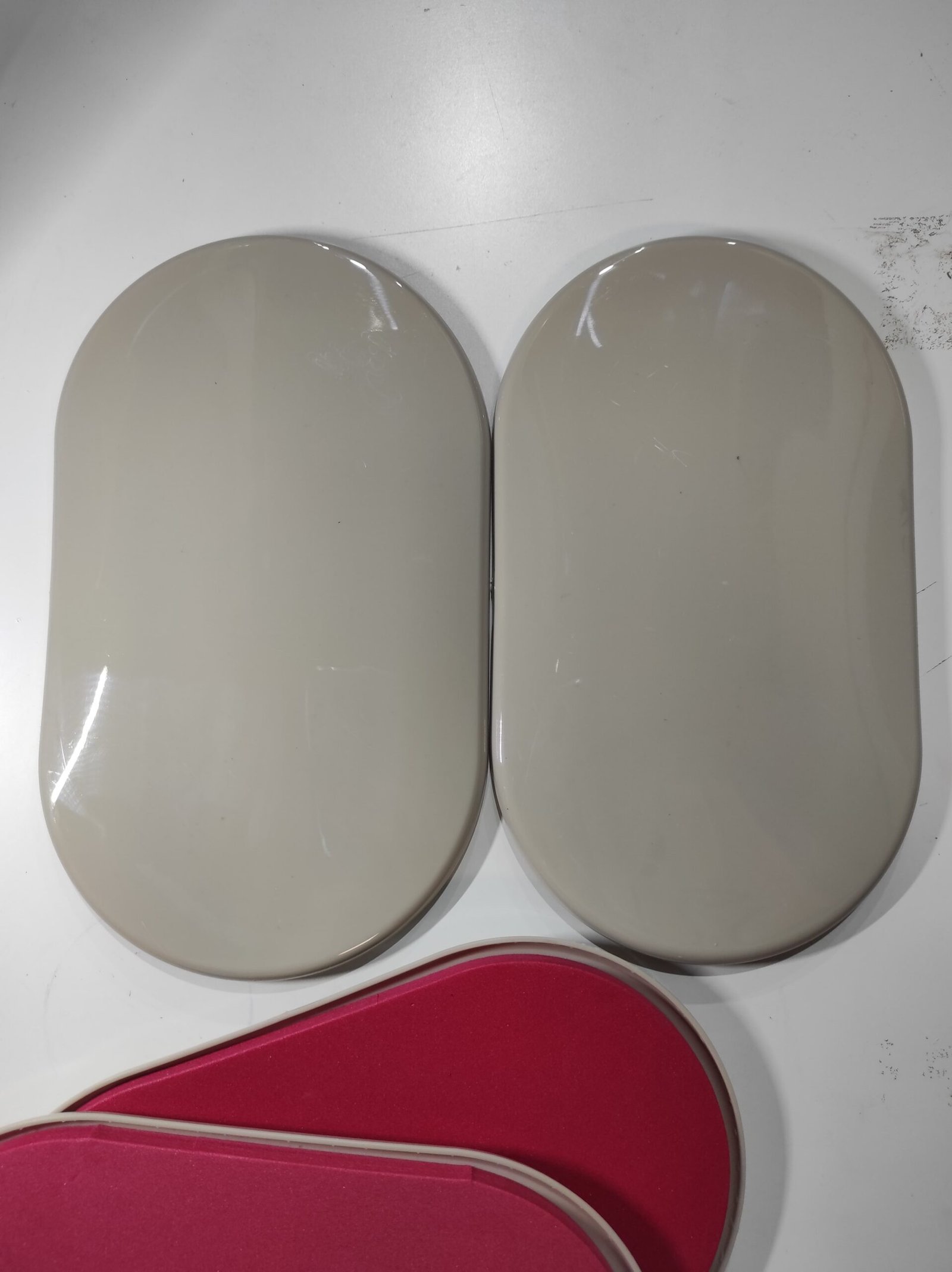 Pack 4 deslizadores para mover muebles – base deslizante roja - Imagen 4