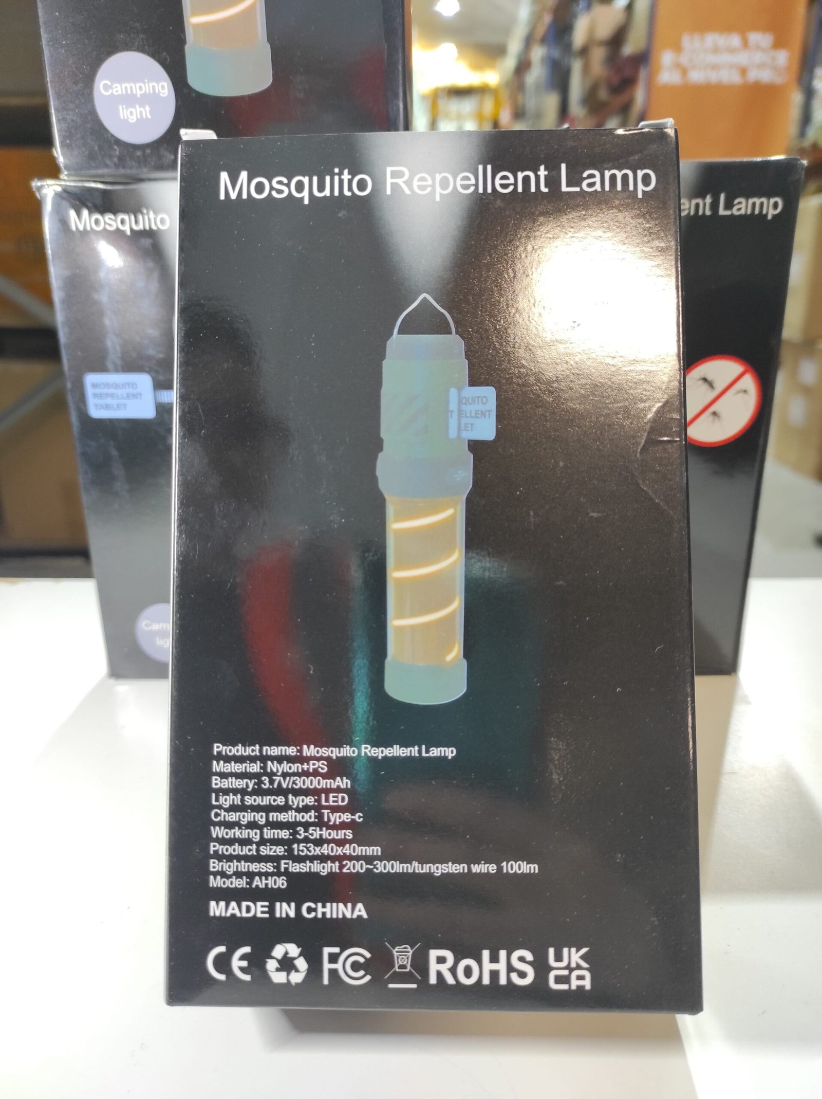 Lámpara antimosquitos 3 en 1 recargable USB-C 3000 mAh – 5 modos - Imagen 5
