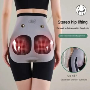 Leggings de cintura alta con control abdominal negro y gris