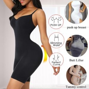 Body de mujer sin costuras moldeador negro
