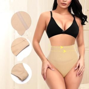 Tanga moldeadora de cadera beige