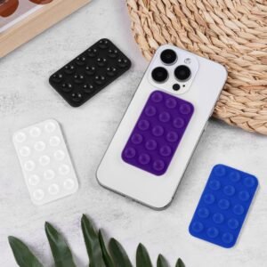 Ventosas adhesivas de silicona para móvil pack de 10