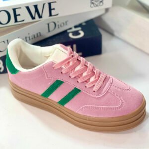 Zapatillas deportivas de mujer R213 rosa y verde