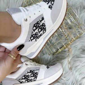 Zapatillas deportivas de mujer R119 blancas