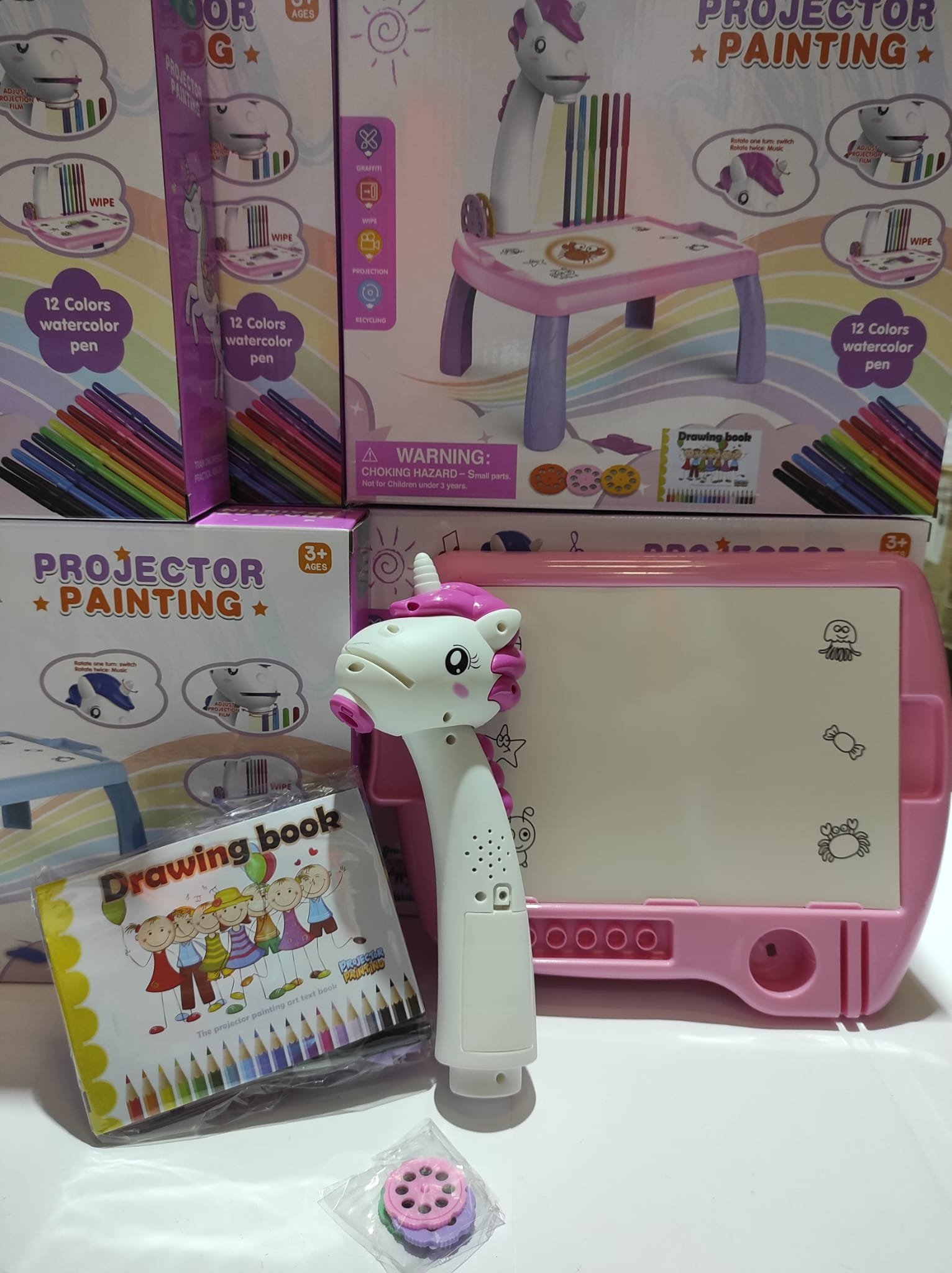 Escritorio de Aprendizaje Infantil Unicornio Rosa - Imagen 5
