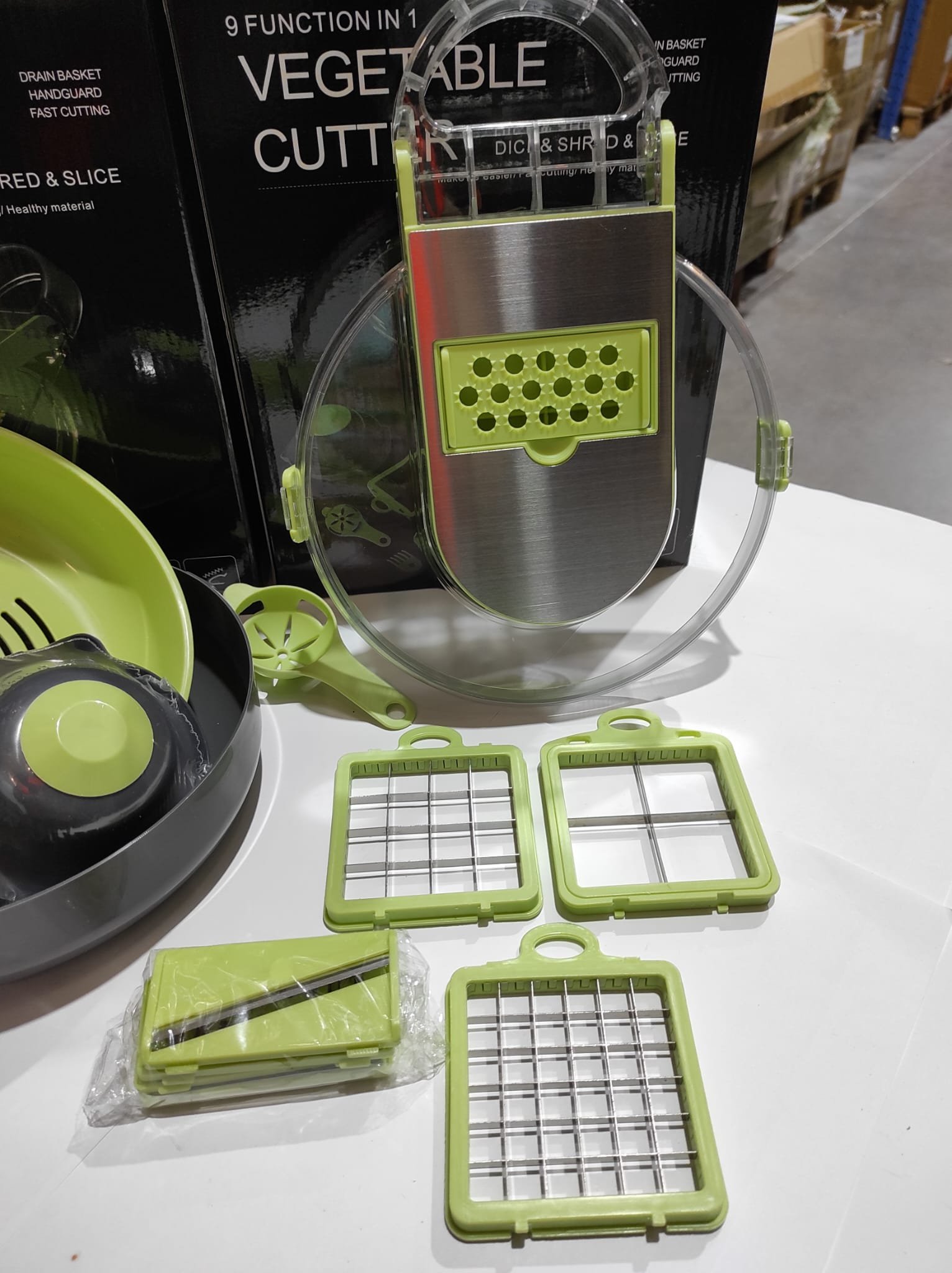 Juego de picador de verduras de mano 9 en 1 - Imagen 3