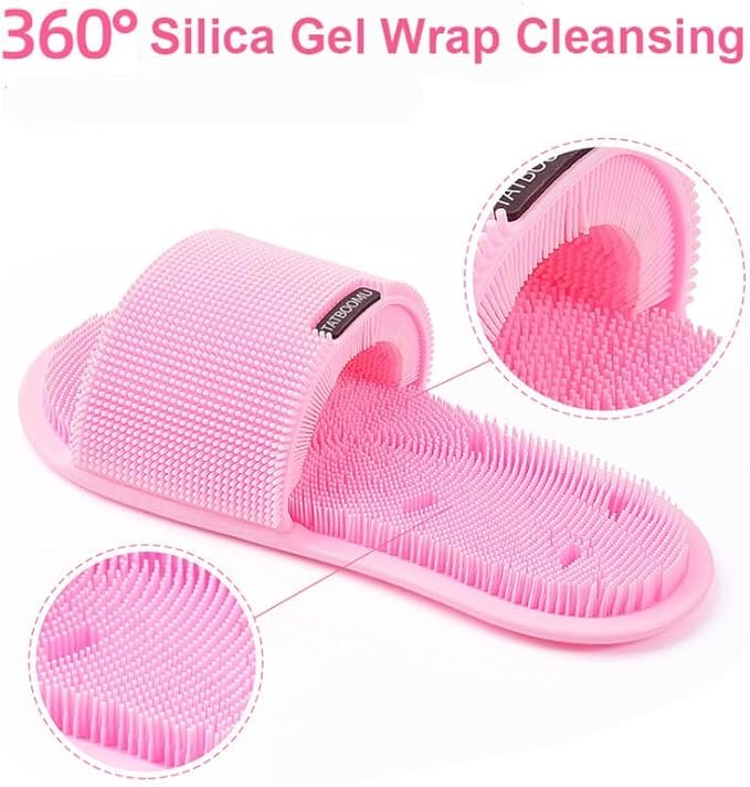 Zapatilla exfoliante 1und rosa