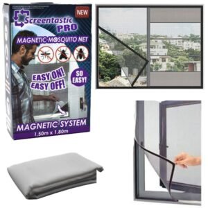 Malla Magnética Antimosquitos para Ventana con Cierre Automático