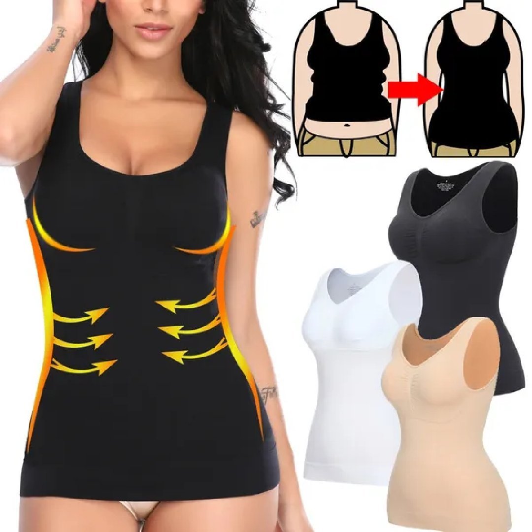 Body faja moldeadora 2 en 1 beige L/XL – poliamida y elastano - Imagen 4
