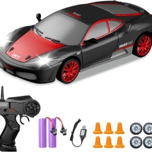 Coche teledirigido drift 1:24 FERRARI NEGRO
