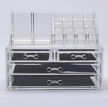 Organizador de maquillaje acrílico de 4 niveles - detalle 4