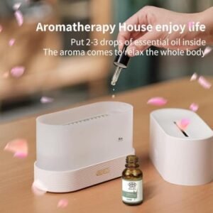Difusor humidificador LED 180 ml con apagado automático