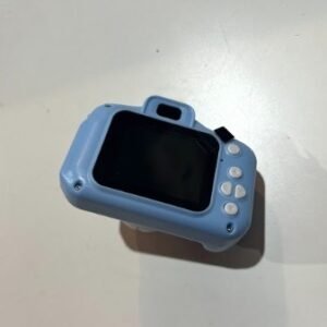 Cámara infantil azul con pantalla de 2 pulgadas