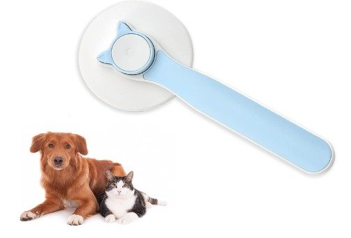 Cepillo 2 en 1 para mascotas con peine desenredante - detalle 3