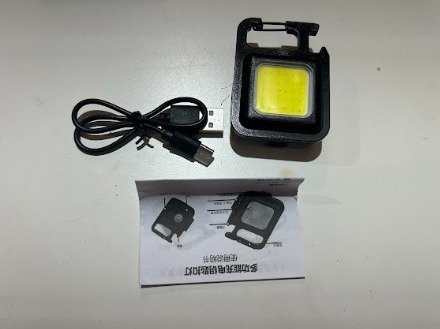 Mini linterna llavero COB LED recargable - detalle 2