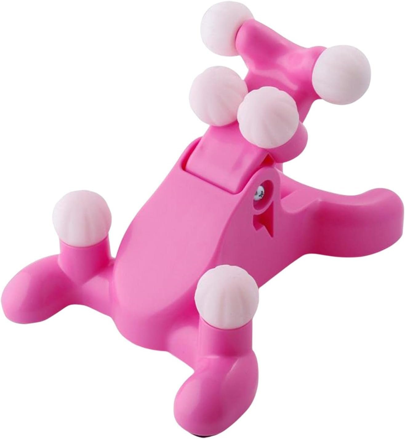 Masajeador manual de cuello con 6 puntos de presión – rosa - detalle 3